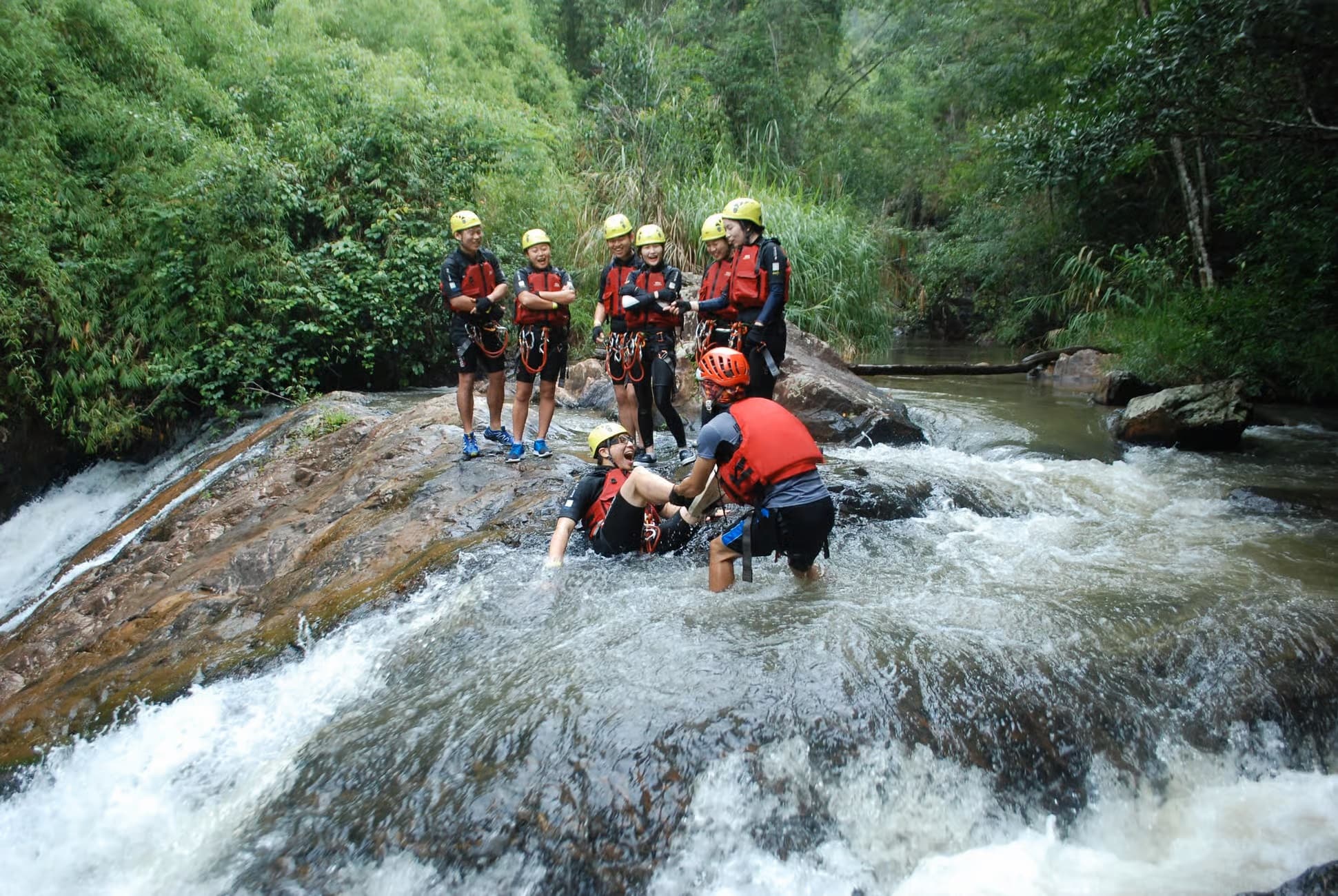 Canyoning group