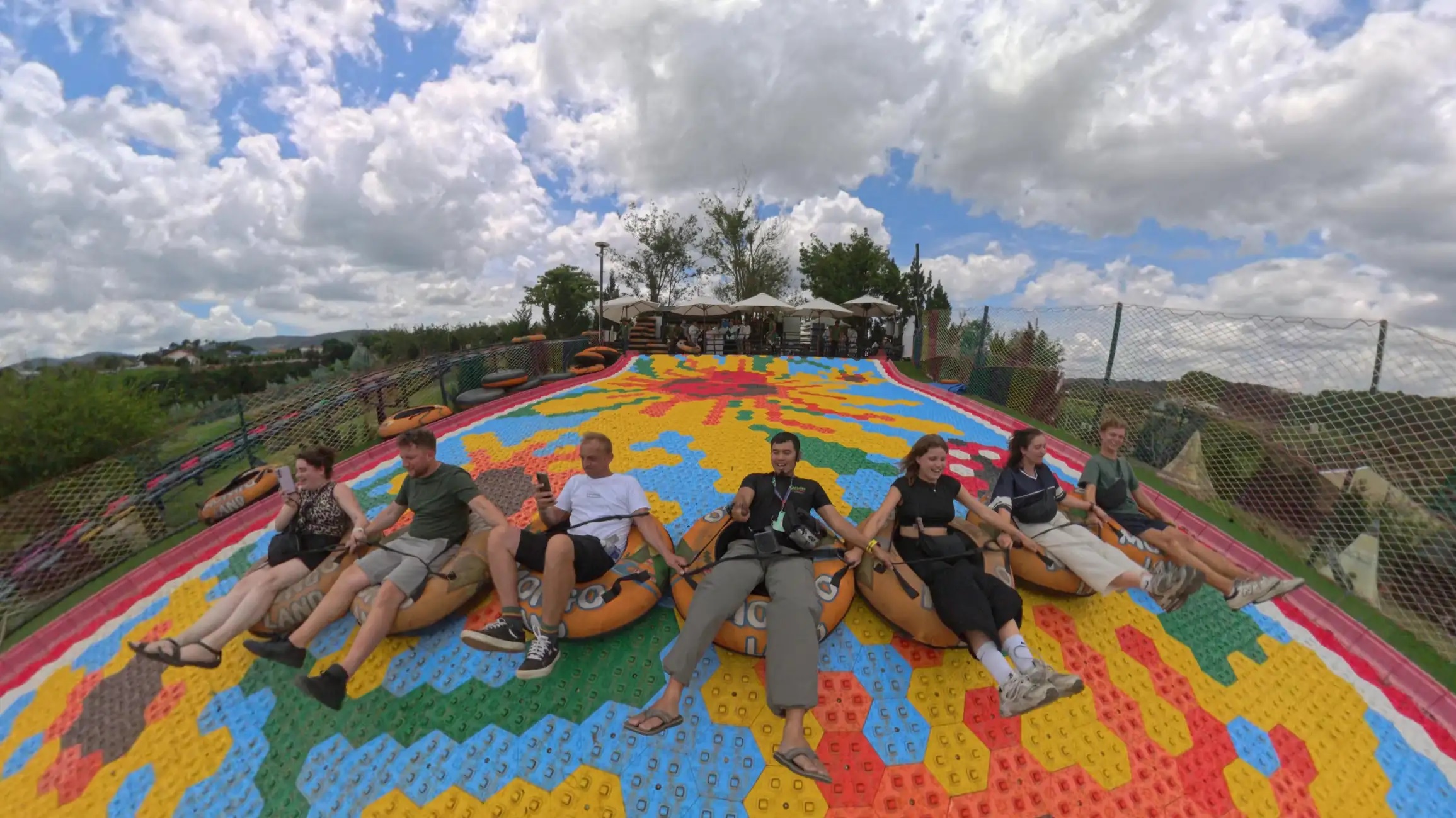 Group sliding fun